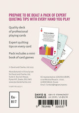 Back of the Artful Hand Cards Quilting by David & Charles