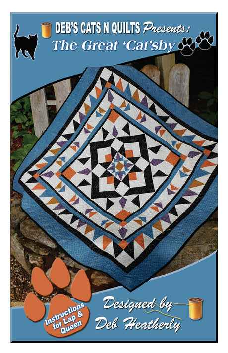 The Great 'Cat'sby Quilt Pattern by Deb's Cats N Quilts