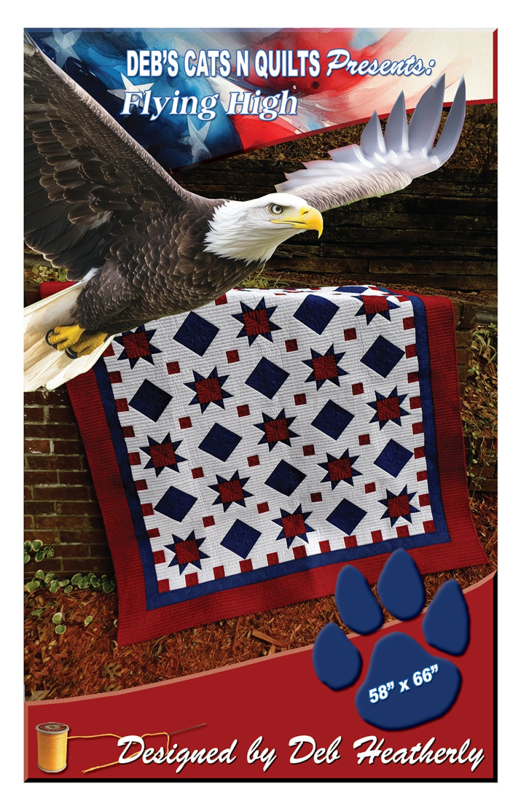 Flying High Quilt Pattern by Deb's Cats N Quilts