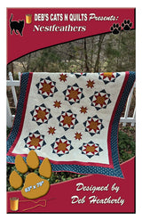 Nestfeathers Quilt Pattern by Deb's Cats N Quilts