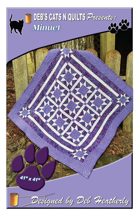 Minuet Quilt Pattern by Deb's Cats N Quilts