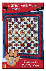 Stellar Quilt Pattern by Deb's Cats N Quilts