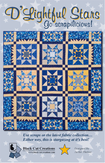 D'Lightful Stars Downloadable Pattern by Black Cat Creations