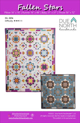 Fallen Stars Quilt Pattern by Due North Handmade LLC