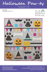 Halloween Paw-ty Quilt Pattern by Due North Handmade LLC