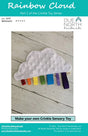 Rainbow Cloud Crinkle Toy Pattern by Due North Handmade LLC