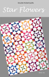 Star Flowers Quilt Pattern by Double Nickel Quilts