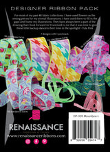 Back of Untamed Moonbeam Designer Pack - Renaissance Ribbons Inc