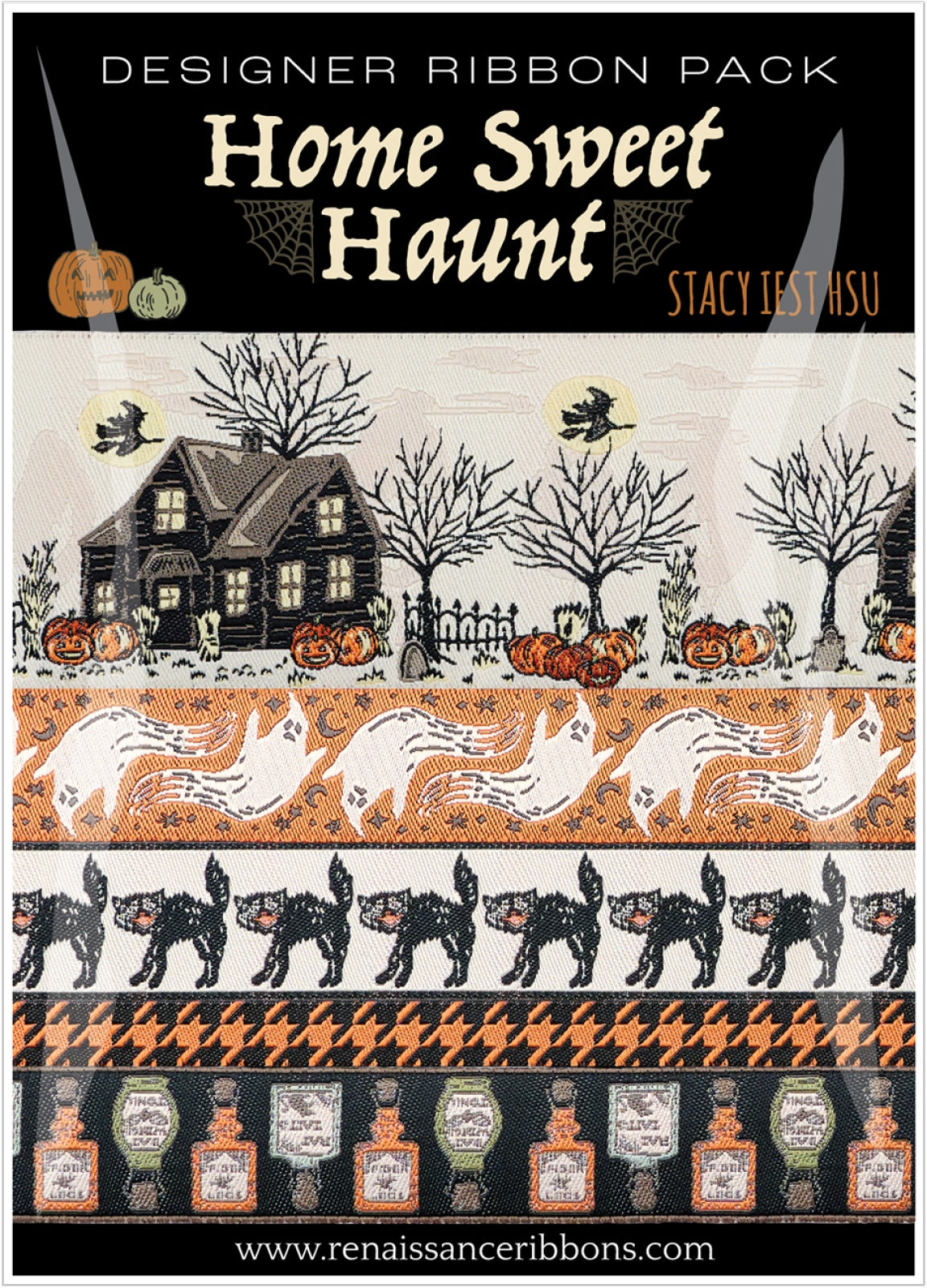 Home Sweet Haunt Designer Pack by Renaissance Ribbons Inc
