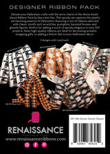 Back of the Home Sweet Haunt Designer Pack by Renaissance Ribbons Inc