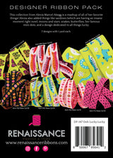Back of the Oooh Lucky Lucky Designer Pack by Renaissance Ribbons Inc