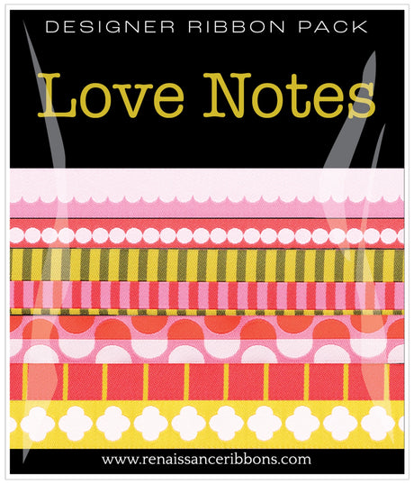 Love Notes Designer Pack by Renaissance Ribbons Inc