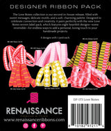 Back of the Love Notes Designer Pack by Renaissance Ribbons Inc