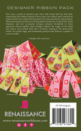 Back of the Floral Reef Seaglass Designer Pack by Renaissance Ribbons Inc