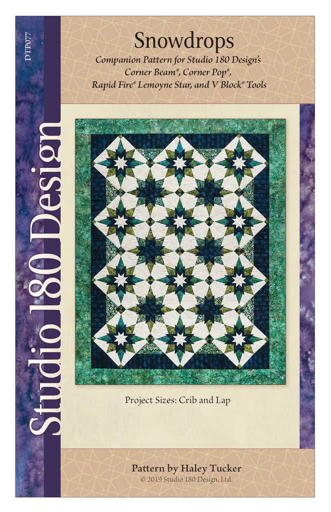 Snowdrops Quilt Pattern by Studio 180 Designs