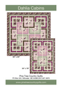 Dahlia Cabins Downloadable Pattern by Pine Tree Country Quilts