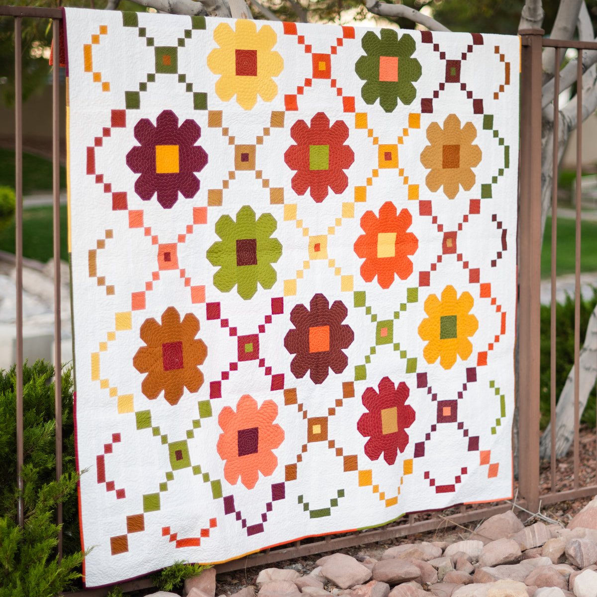 Daisy Chain Quilt Pattern - Christa Quilts