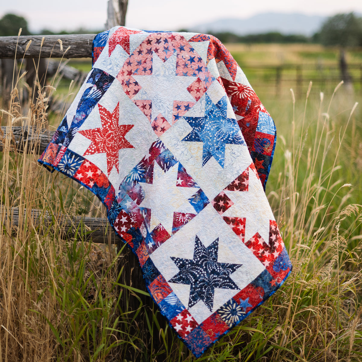 Dancing Stars Quilt Pattern - Christa Quilts