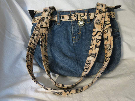 Denim Pants Tote Bag Downloadable Pattern by Mary Ann Sprague