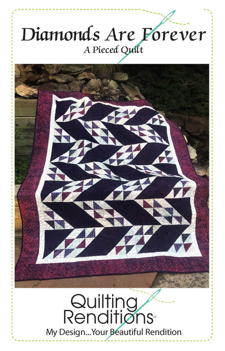 Diamonds Are Forever Pattern by Quilting Renditions
