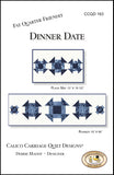 Dinner Date Quilt Pattern by Calico Carriage