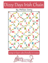 Dizzy Days Irish Chain Quilt Pattern by Happy Quilting Melissa Corry