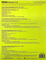 Back of the DogsDownloadable Pattern by Amy Bradley Designs