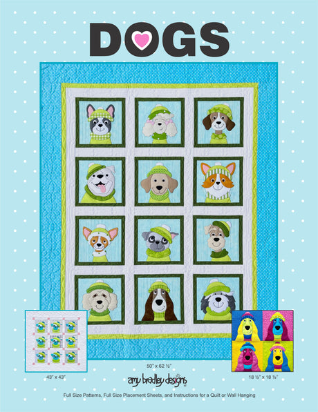 DogsDownloadable Pattern by Amy Bradley Designs
