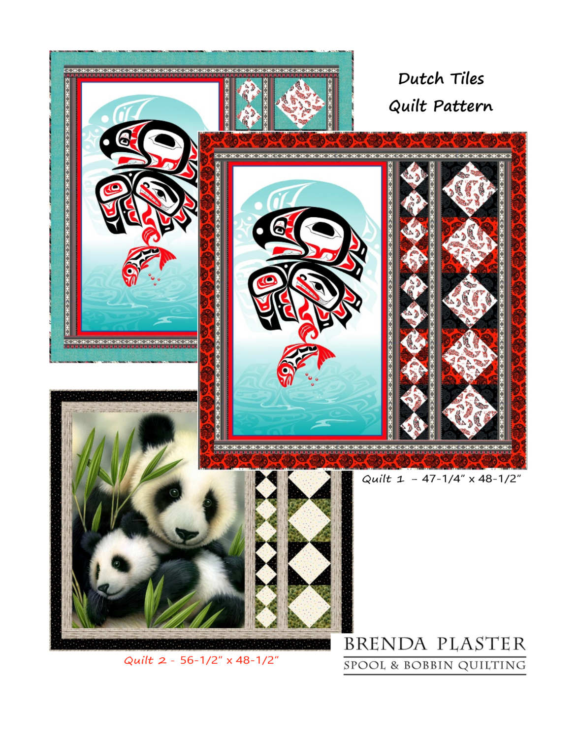 Dutch Tiles Downloadable Pattern by Spool and Bobbin