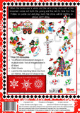 Back of the Snowman Follies Machine Embroidery Pattern