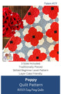 Poppy Quilt Pattern by Easy Piecy Quilts LLC