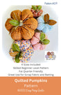 Quilted Pumpkins Pattern Quilt Pattern by Easy Piecy Quilts LLC