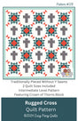 Rugged Cross Quilt Pattern by Easy Piecy Quilts LLC
