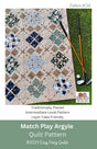 Match Play Argyle Quilt Pattern by Easy Piecy Quilts LLC