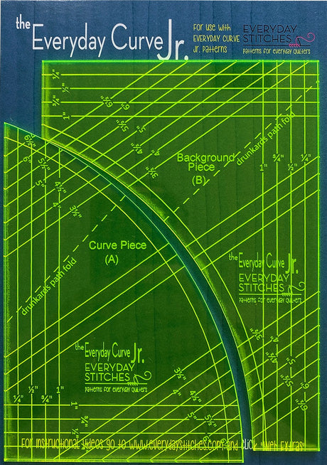 Everyday Curve Junior Template Set by Everyday Stitches