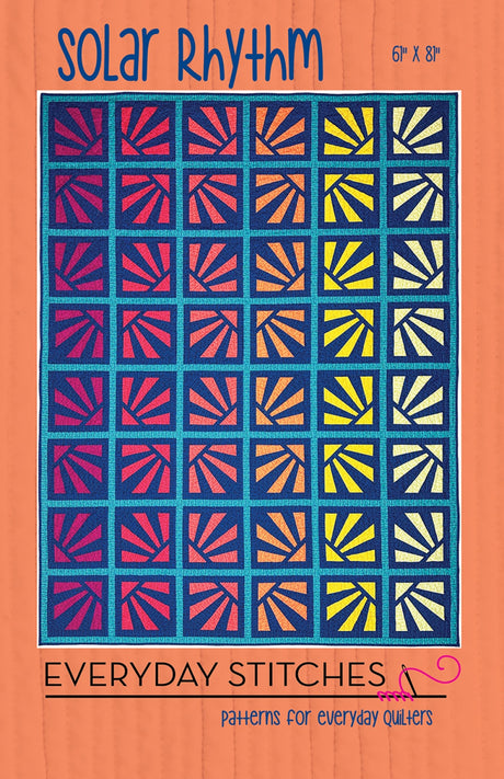 Solar Rhythm Quilt Pattern by Everyday Stitches