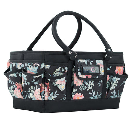 Deluxe Store and Tote Black Floral by Everything Mary
