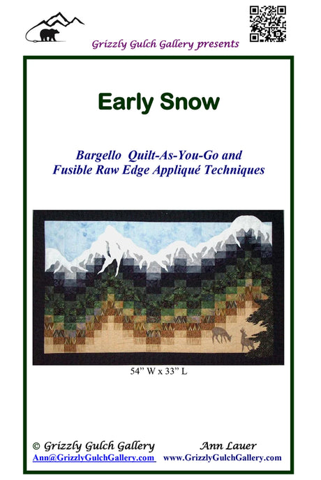 Early Snow Quilt Pattern by Grizzly Gulch Gallery
