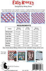 Back of the Easy Breezy Downloadable Pattern by Black Cat Creations