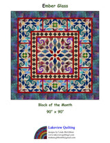 Ember Glass Downloadable Pattern by Lakeview Quilting