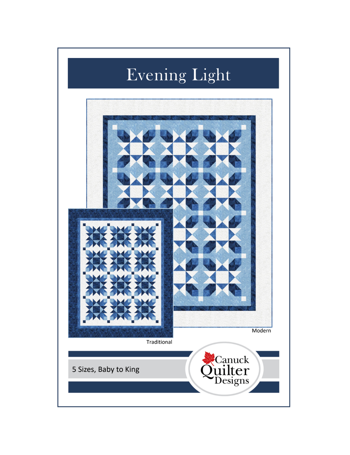 Evening Light Downloadable Pattern by Canuck Quilter Designs
