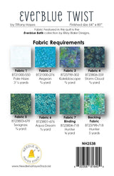 Back of the Everblue Twist Downloadable Pattern By Needle In A Hayes Stack
