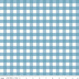 Love You to the Moon Gingham Blue Quilt Fabric - Riley Blake Designs - Echo Park