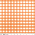 Love You to the Moon Gingham Orange Quilt Fabric - Riley Blake Designs - Echo Park