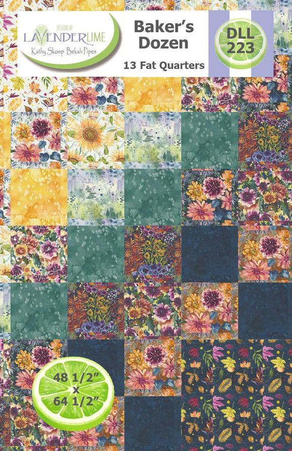 Baker's Dozen Downloadable Pattern by Lavender Lime Quilting