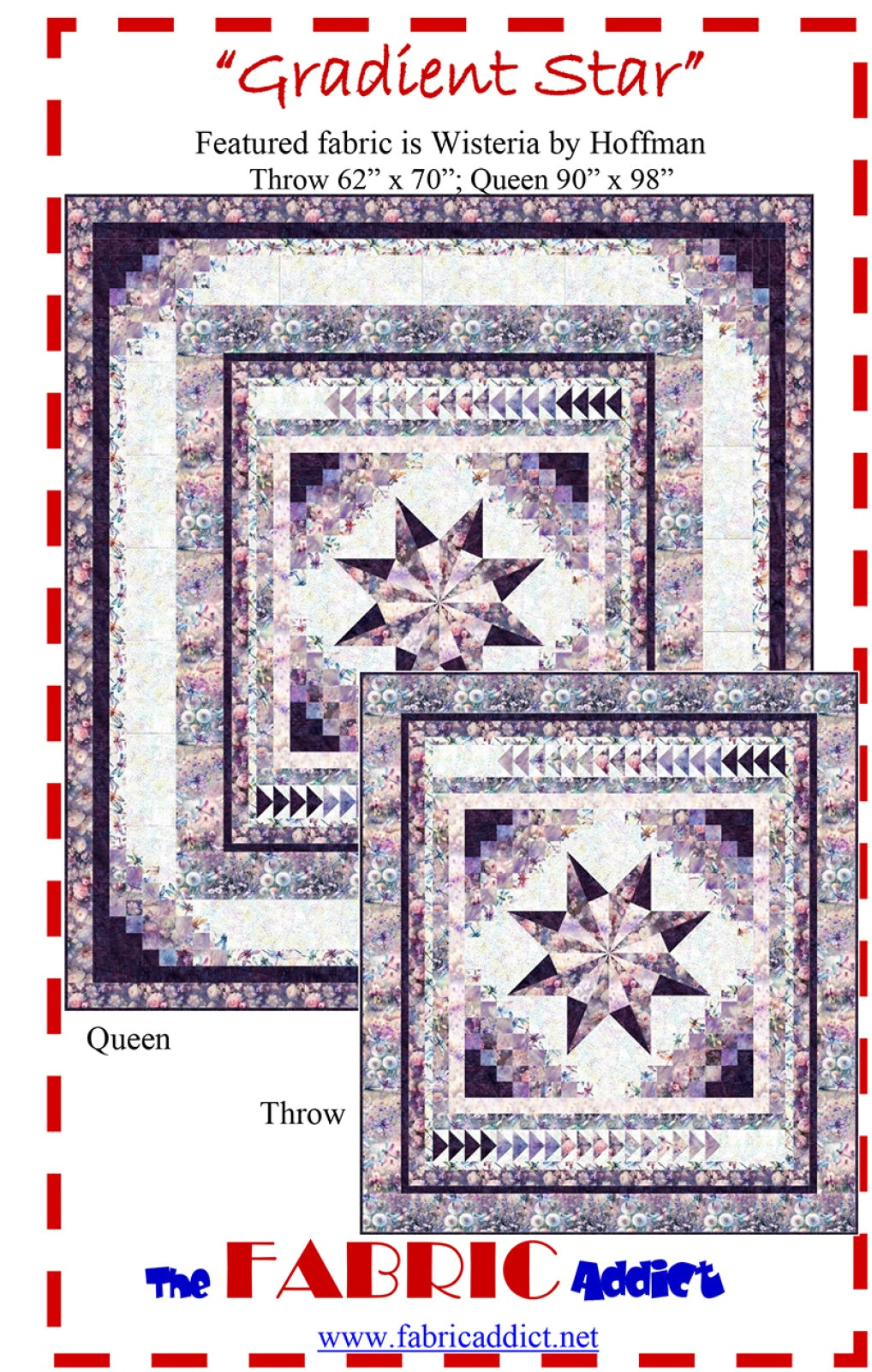 Gradient Star Quilt Pattern by Fabric Addict