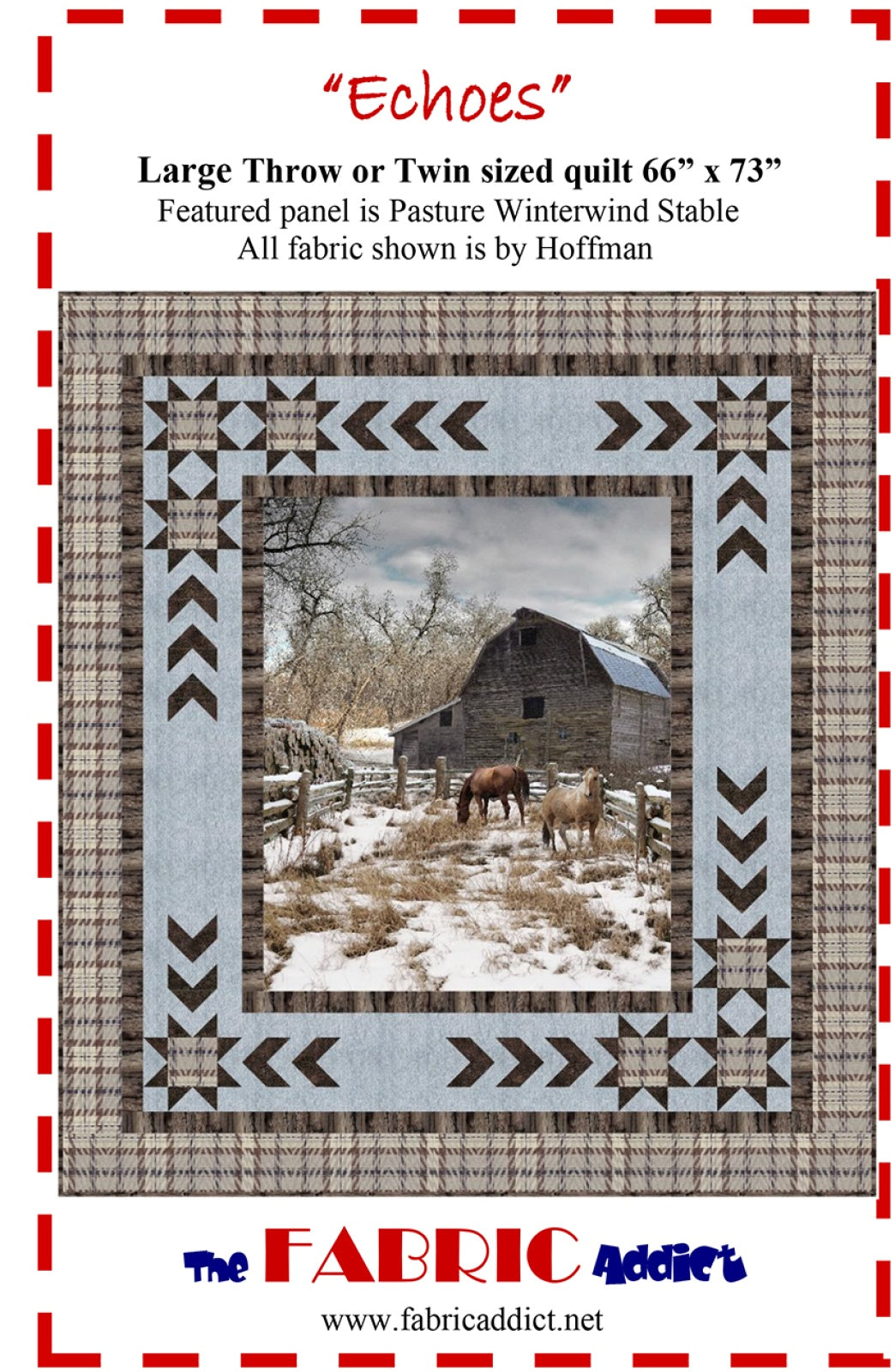 Echoes Quilt Pattern by Fabric Addict
