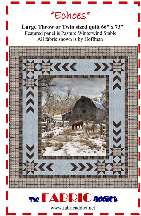 Echoes Quilt Pattern by Fabric Addict