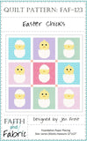 Easter Chicks Quilt Pattern by Faith and Fabric