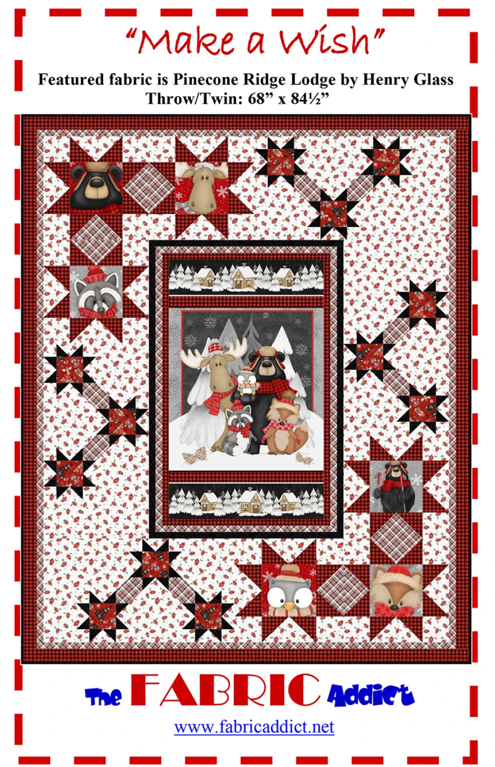 Make a Wish Quilt Pattern by Fabric Addict